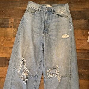 BDG Distressed Light Blue Women's Jeans